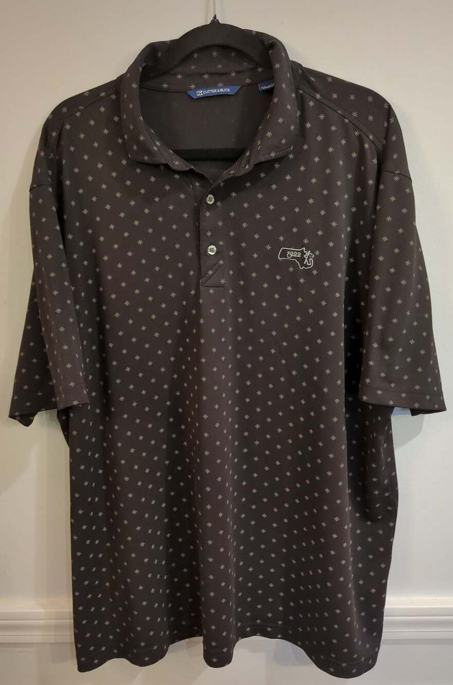 Cutter & Buck Patterned Golf Polo Shirt XXL 1922